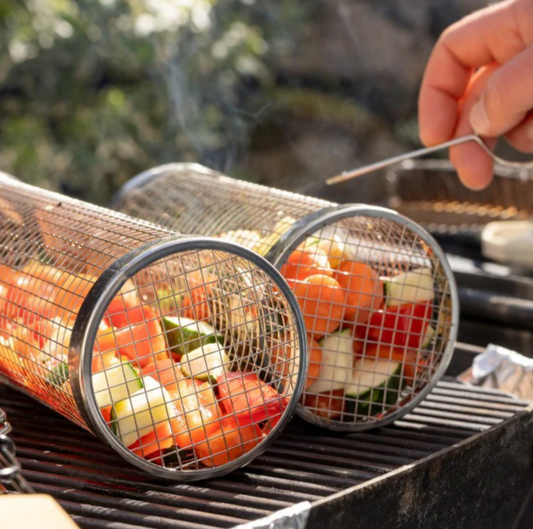 GrillMate™ – Rotierender Grillkorb