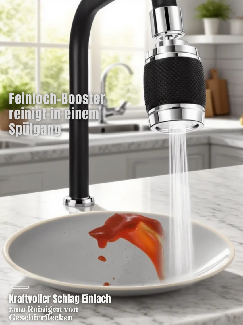 AquaFlex Pro™ – 360° Hochdruck-Wasserhahnaufsatz