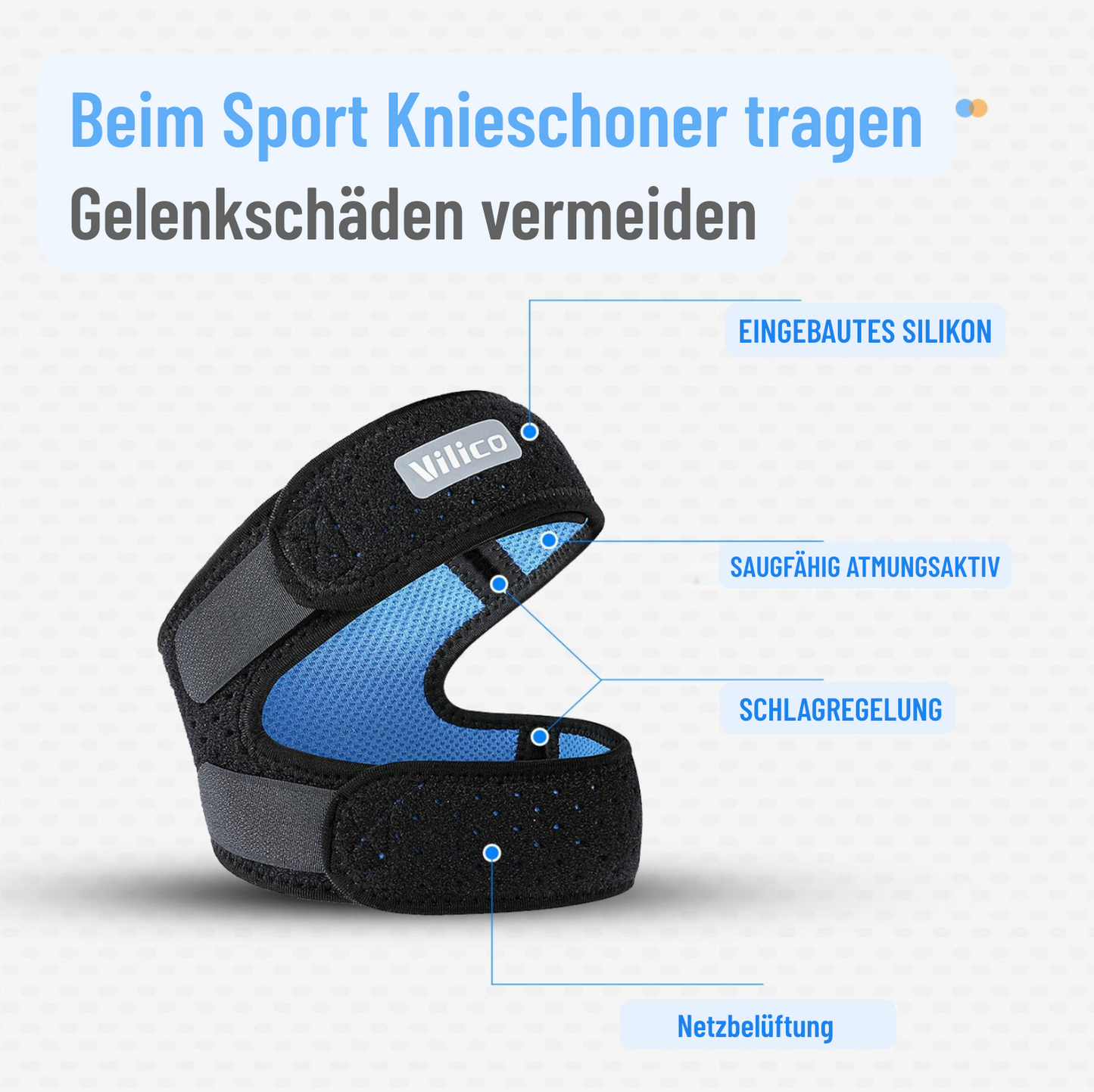 KneeGuard Pro™ – Verstellbare Kniebandage