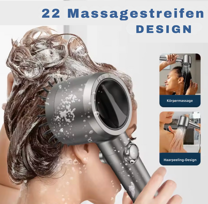 AquaBoost™ – Turbo-Schwenkduschkopf