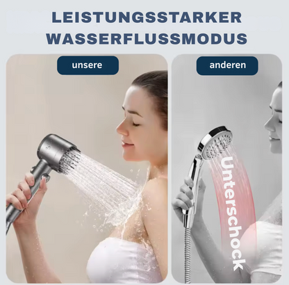 AquaBoost™ – Turbo-Schwenkduschkopf